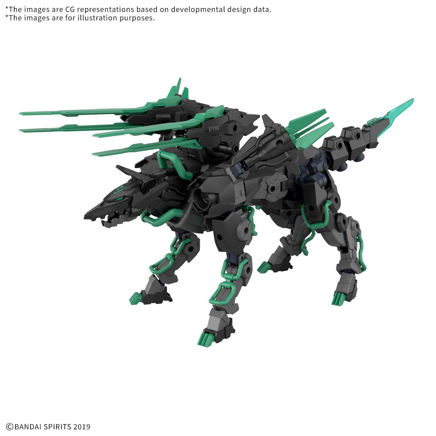 Maquette 30mm extended armament beast exwild 1/144